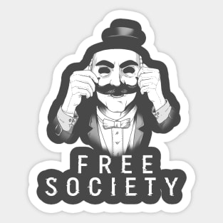 Free society Sticker